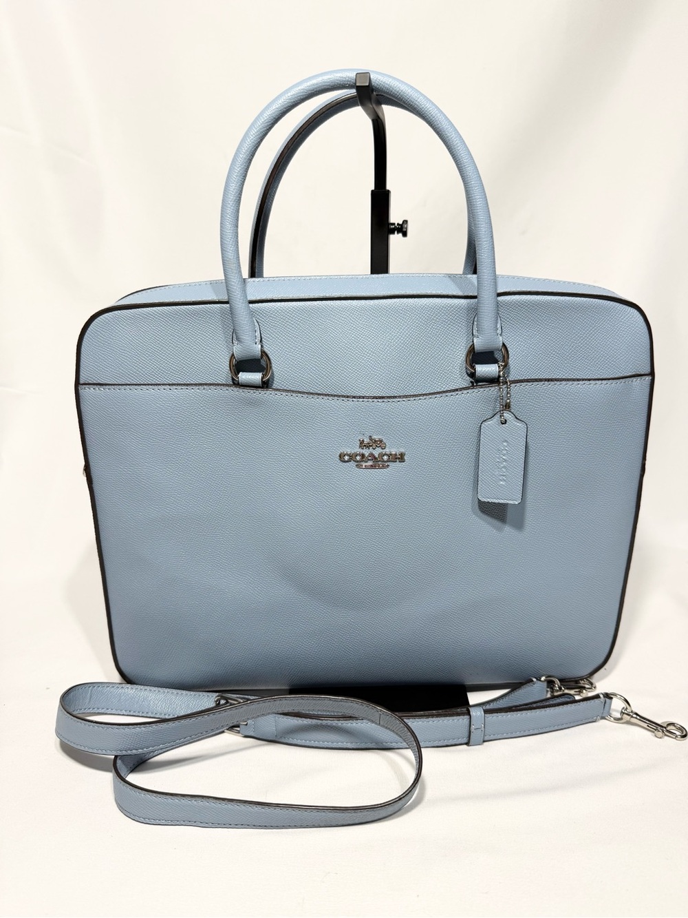 Coach Light Blue Laptop Bag